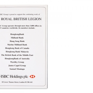 The Royal British Legion, Fifty Years of Peace in Europe, 1995