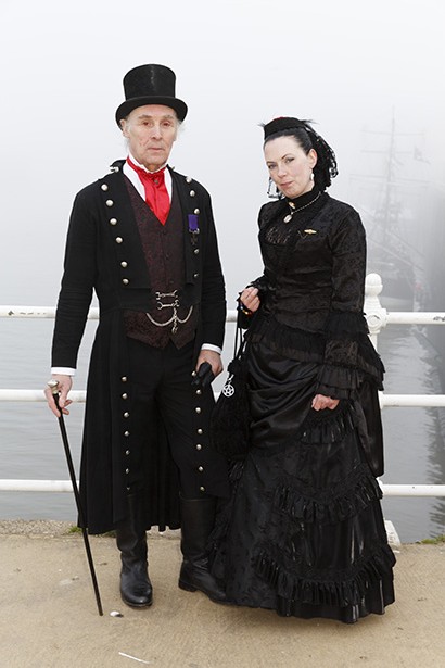 GB. England. Yorkshire. Whitby. Whitby Goth Weekend. Ron & Debbie. 2014.